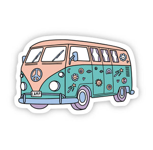 Hippie Van sticker